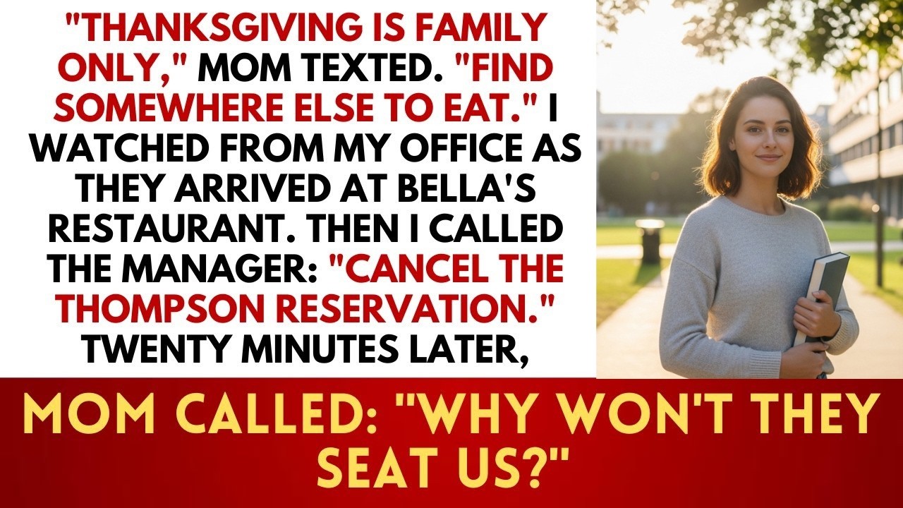 My Family Humiliated Me — But They Didn’t Know I Owned The Restaurant They Booked