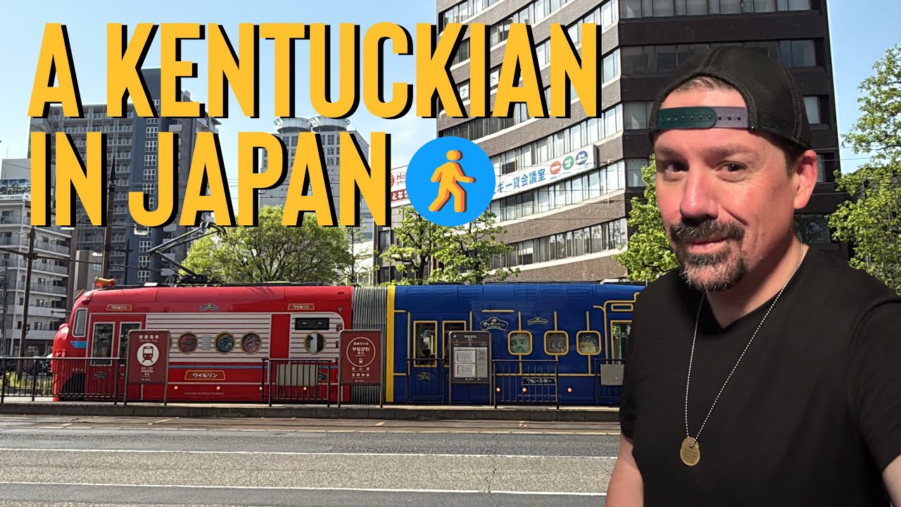 Walking from Okayama Station to Korakuen Garden - Exploring Japan