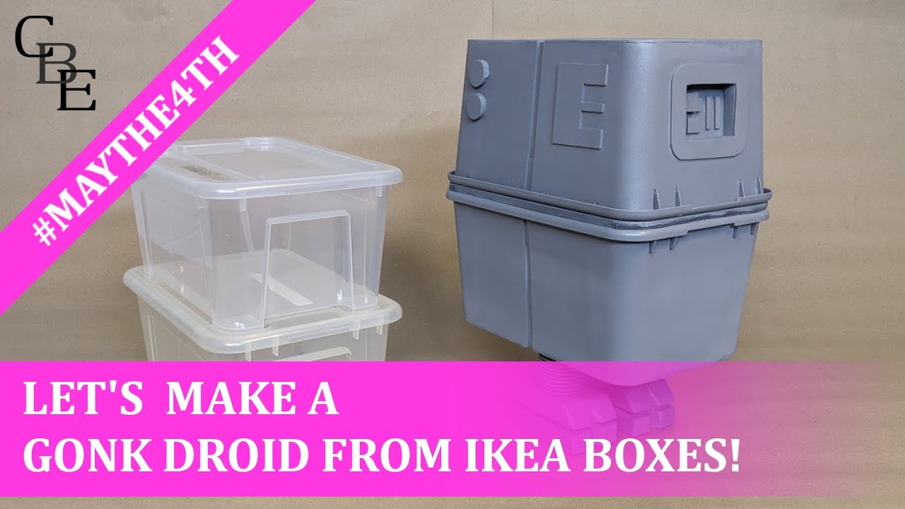 Let's make a Gonk Droid from IKEA boxes! 