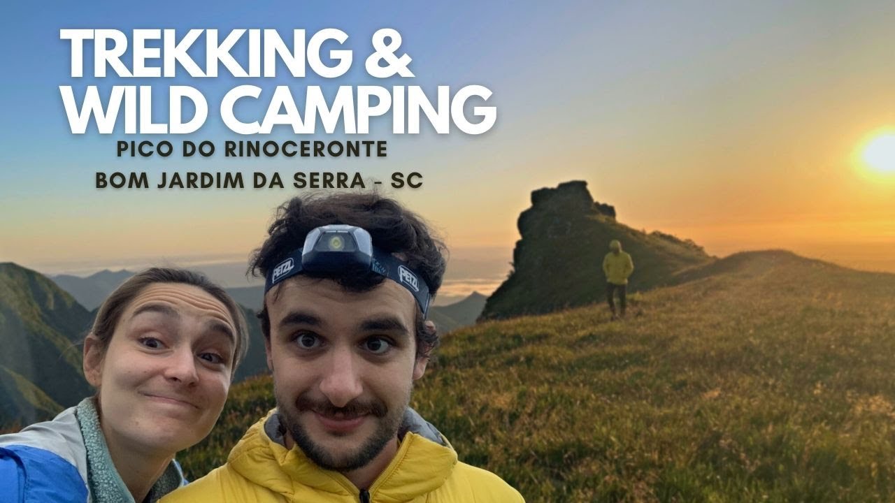 Acampamos no Pico do Rinoceronte sozinhos no verão | Bom Jardim da Serra SC