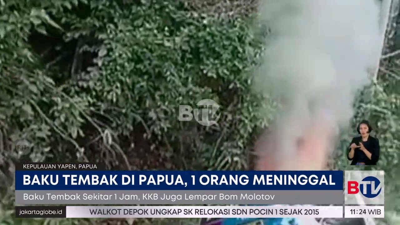 KKB Serang Polisi dengan Senjata Api dan Bom Molotov