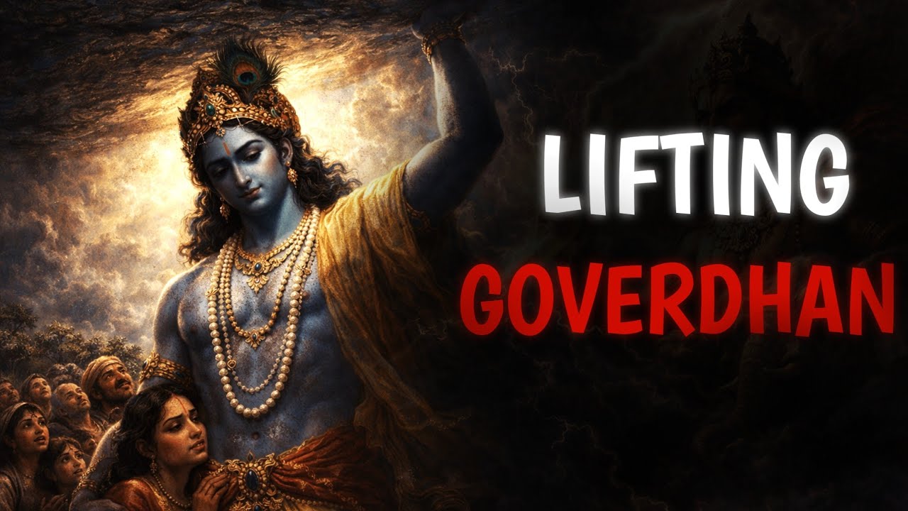 7 Year Old Boy Lifting Mountain || Govardhan Mystery ||