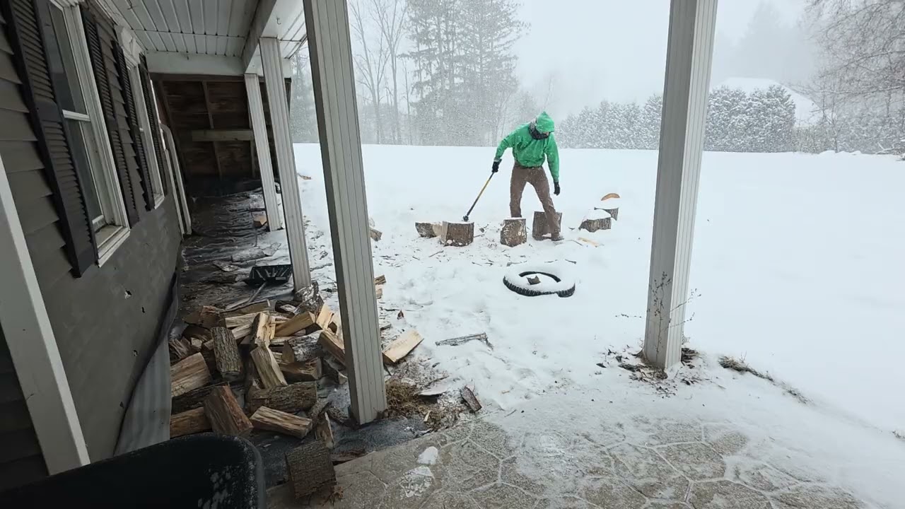 Locally sourced wood splitter, under $50