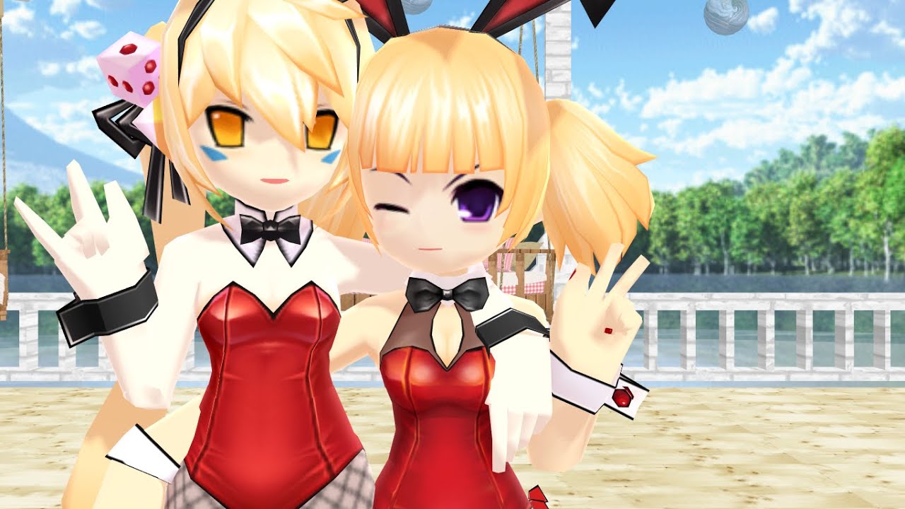 【Elsword MMD】Otsukimi Recital // オツキミリサイタル【Bunny Girls】