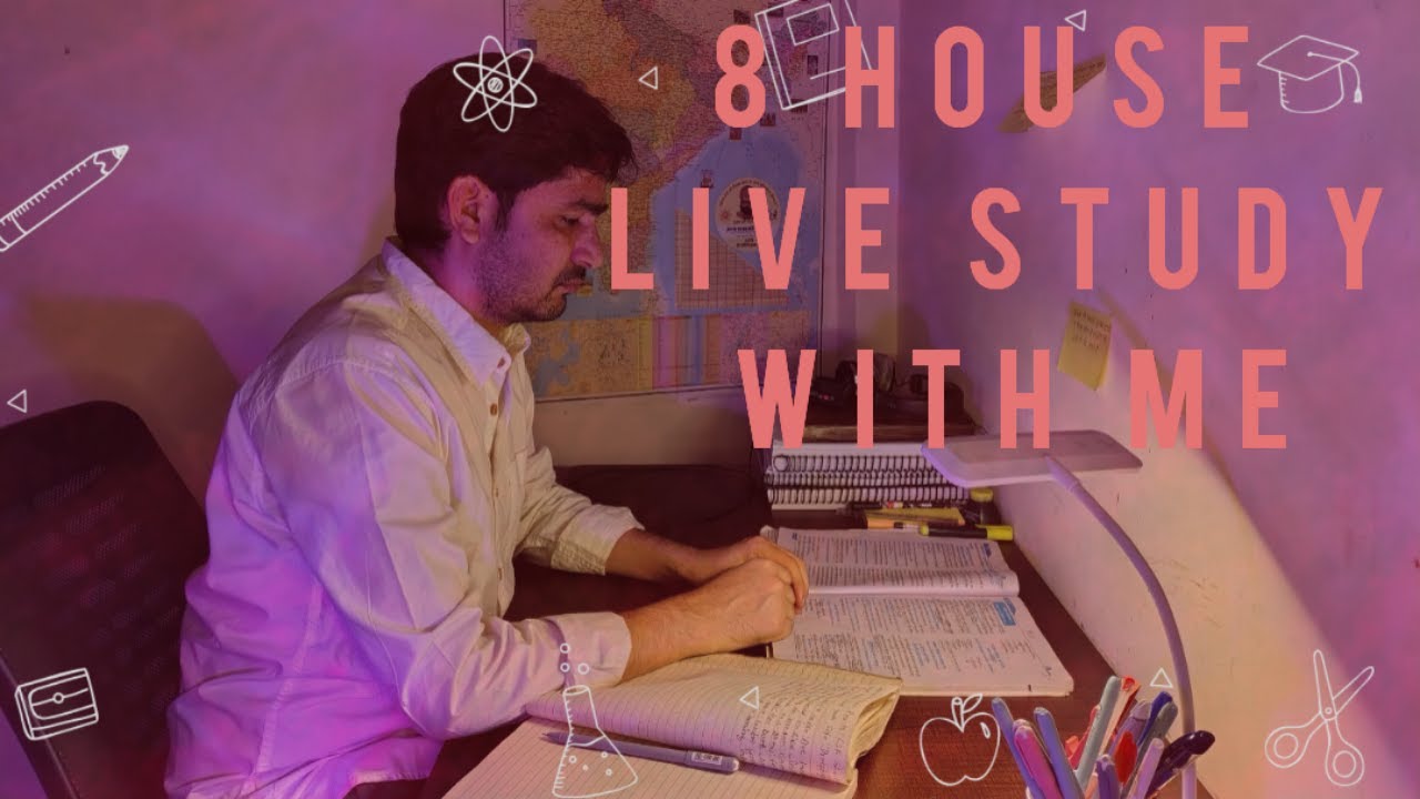 3+ Hours live study with me sound rainy day 1\100 #studywithmelive #