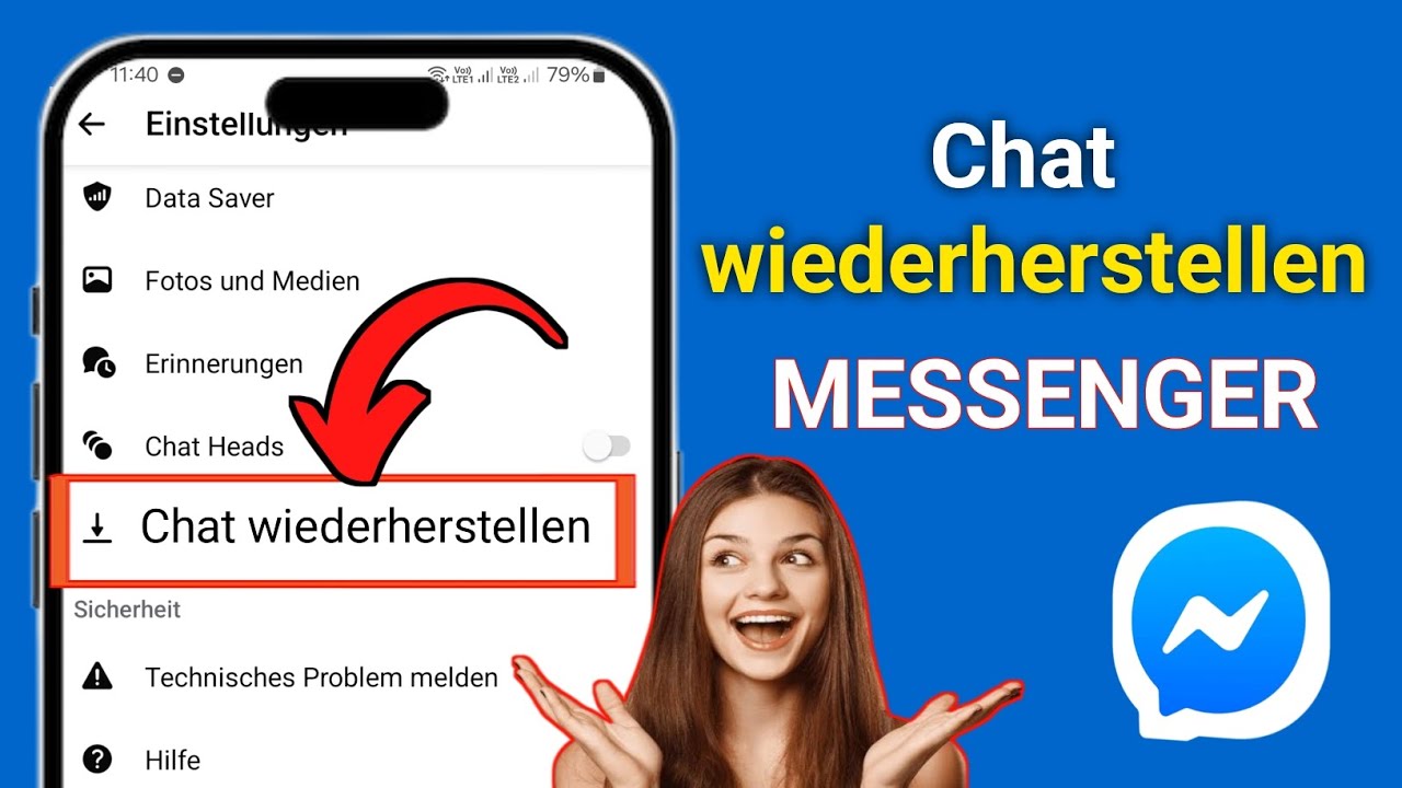 Gel&ouml;schte Nachrichten im Messenger wiederherstellen | So geht's (Tutorial 2025)