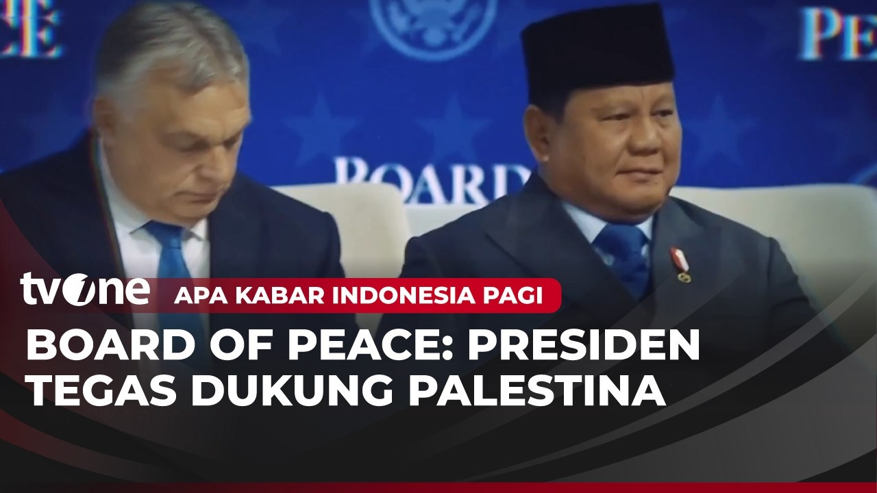 BOP: Presiden Tegas Dukung Palestina | AKIP tvOne