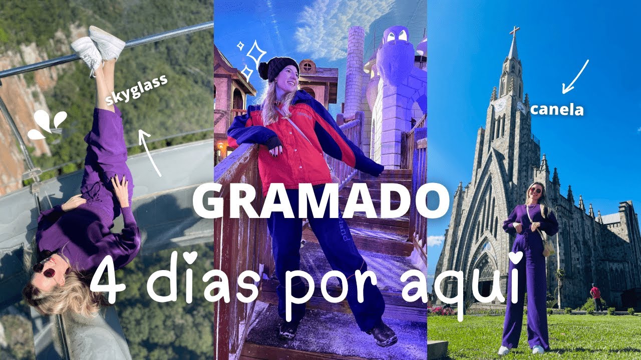 4 DIAS EM GRAMADO, CONHECENDO SKYGLASS, SNOWLAND, CANELA e muito mais! ♥ | Vlog | Bia Carvalho