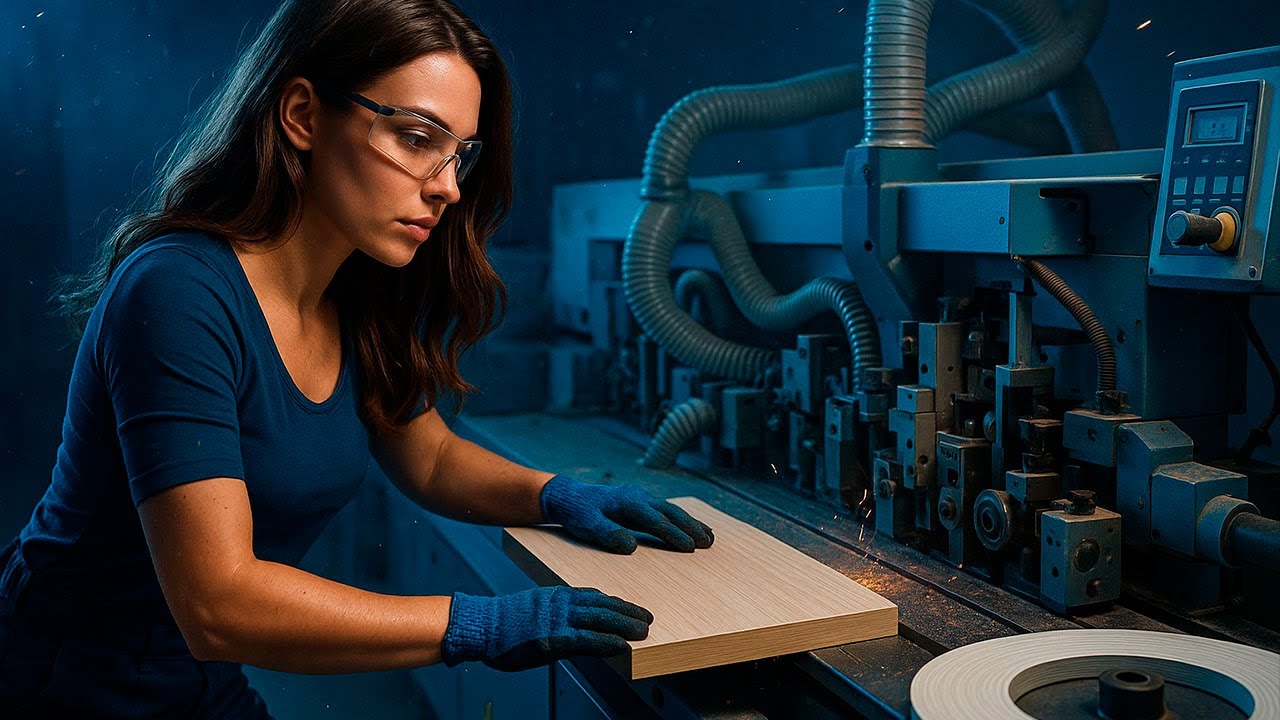 Полуавтоматический криволинейный кромкооблицовочный станок DELTA-MACHINERY DM-1000