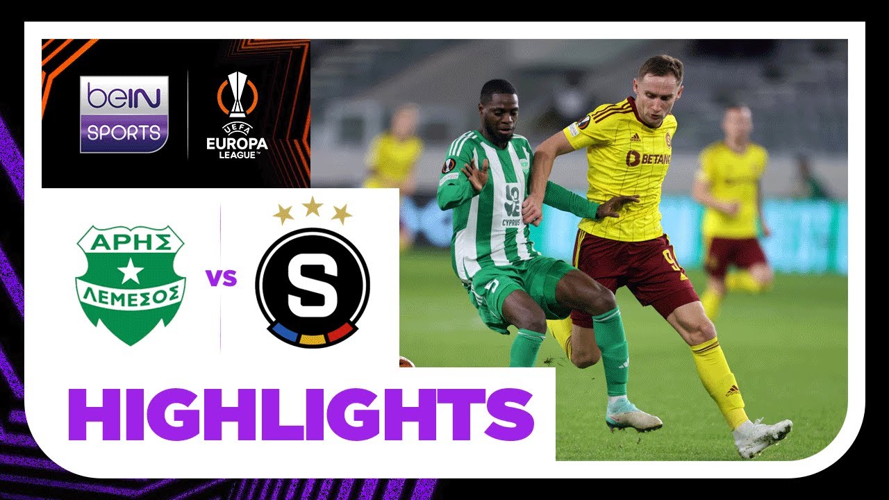 Aris Limassol v Sparta Prague | Europa League 23/24 | Match Highlights
