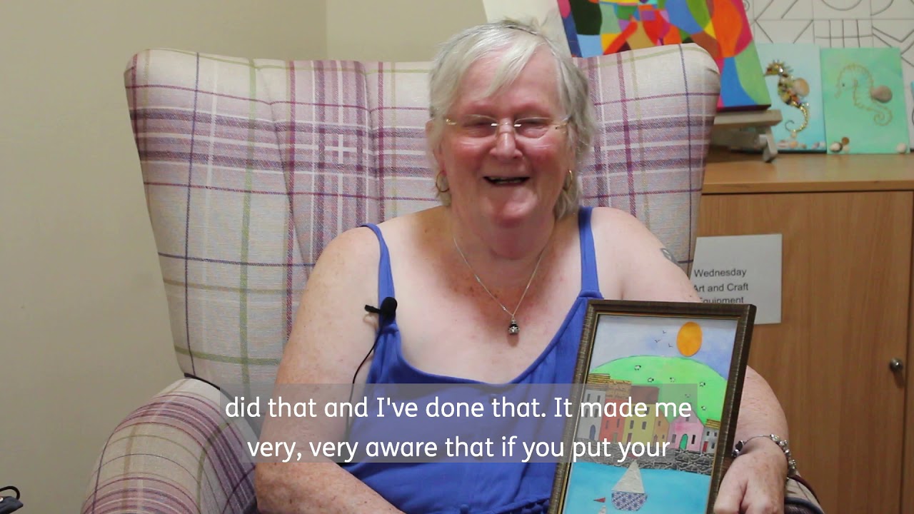 How Art Therapy at Day Hospice has helped Babs