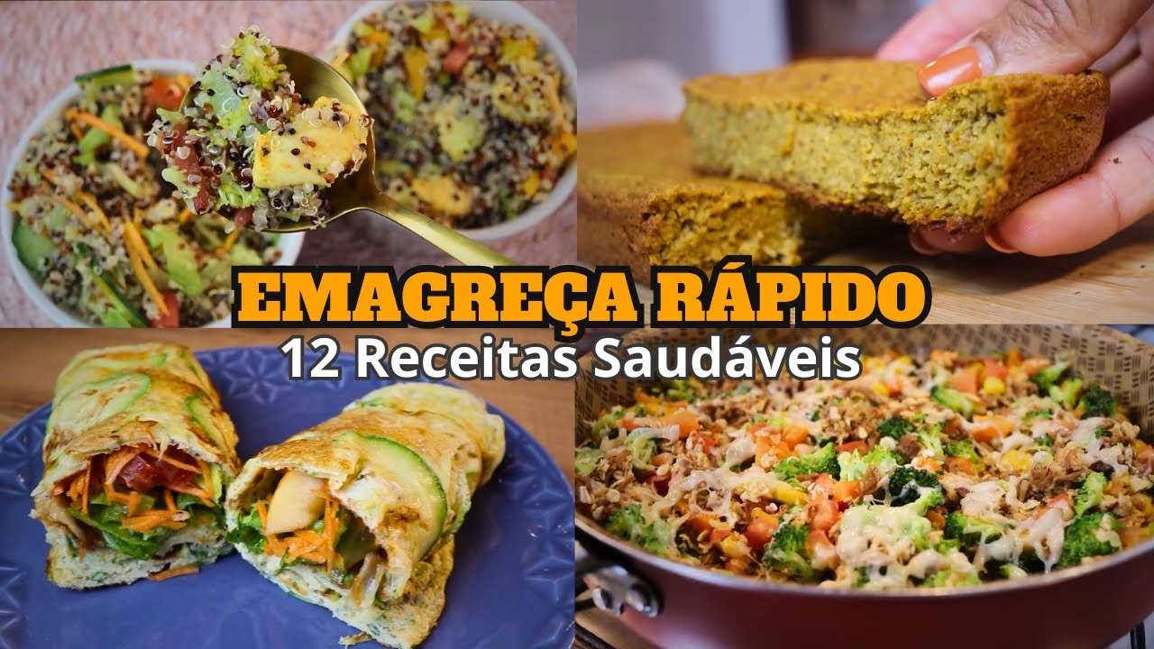 12 Receitas que Ajuda Emagrecer R&aacute;pido e Saud&aacute;vel (Compilado)