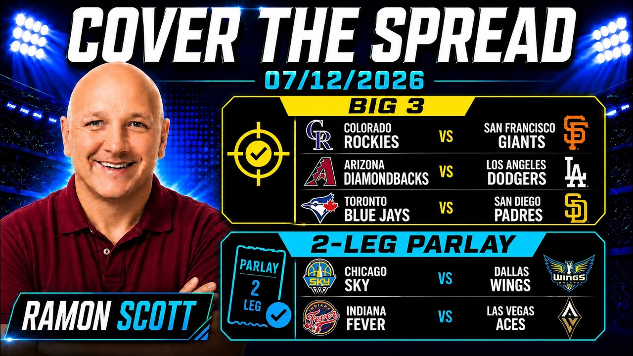 MLB Picks & WNBA Parlay 7/12/26 | Best Plays, Daily Picks & Breakdown