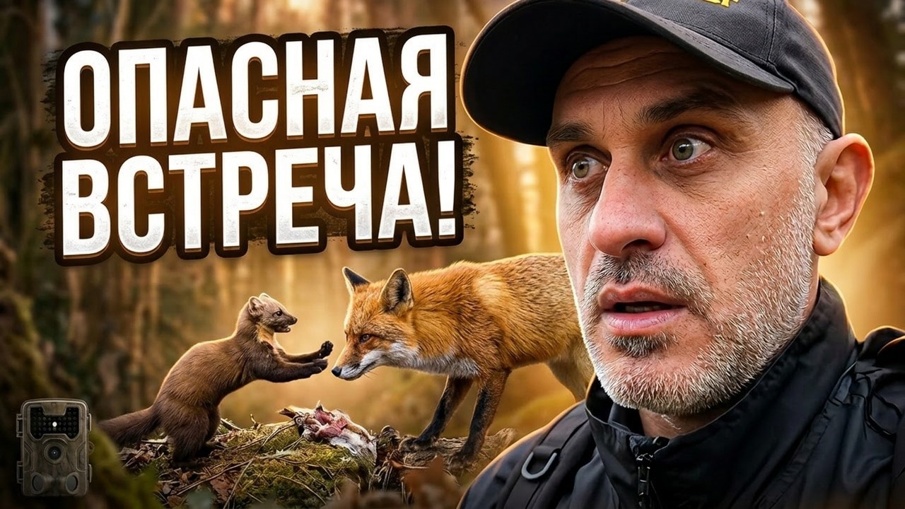 Что произошло когда ЛИСА встретила КУНИЦУ? | За 6 дней ФОТОЛОВУШКА раскрывает ТАЙНЫ!