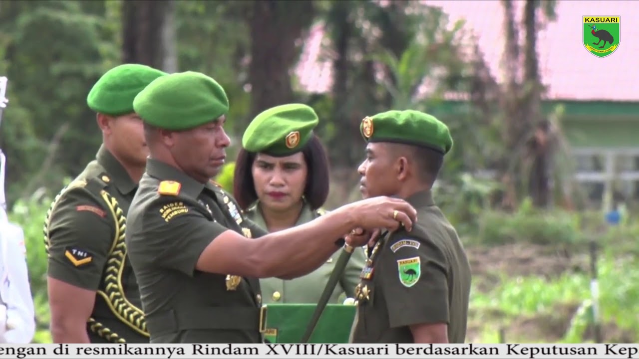 UPACARA PERESMIAN RINDAM XVIII/KASUARI