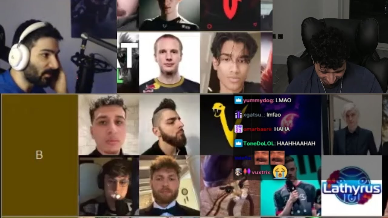 humzh reacts to him being in 