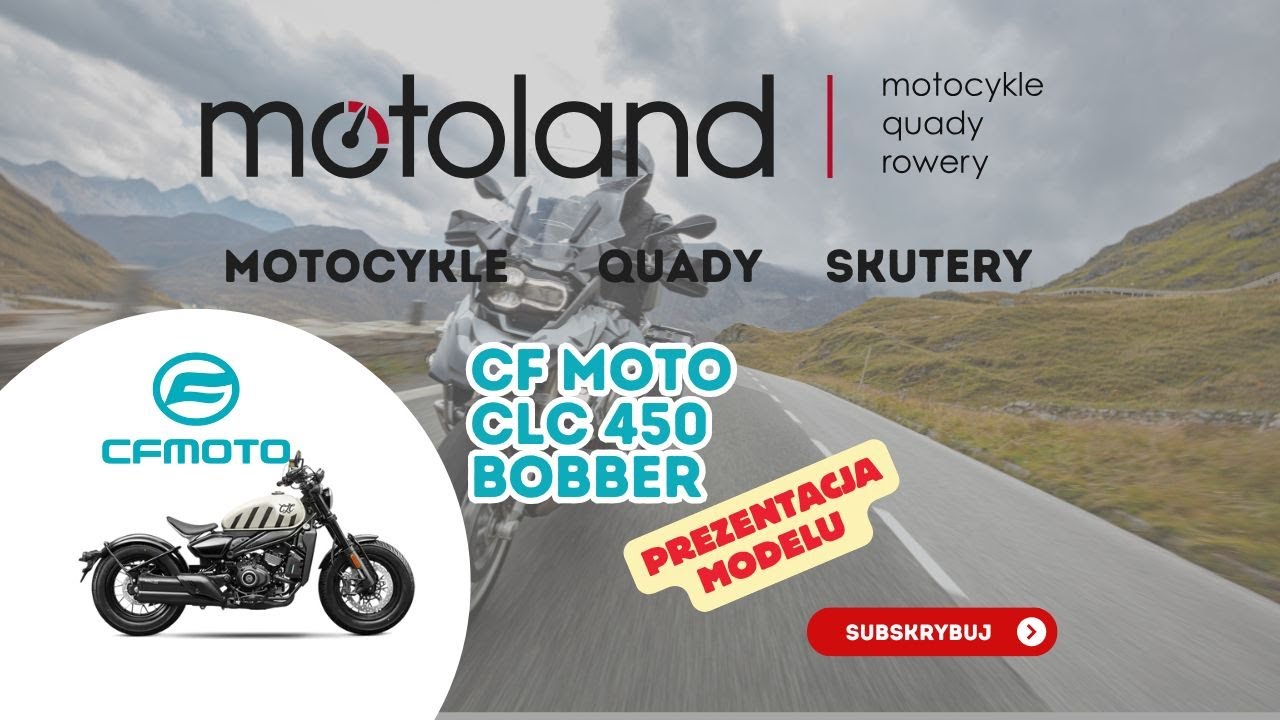 Motocykl CFMOTO 450CL-C Bobber – Król Stylu w Motoland!