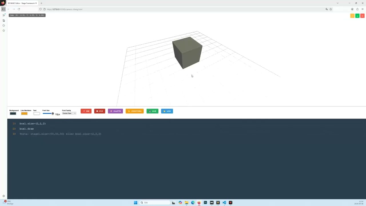3D Basic Demo &ndash; Create Your First 3D Object in Seconds! 🚀