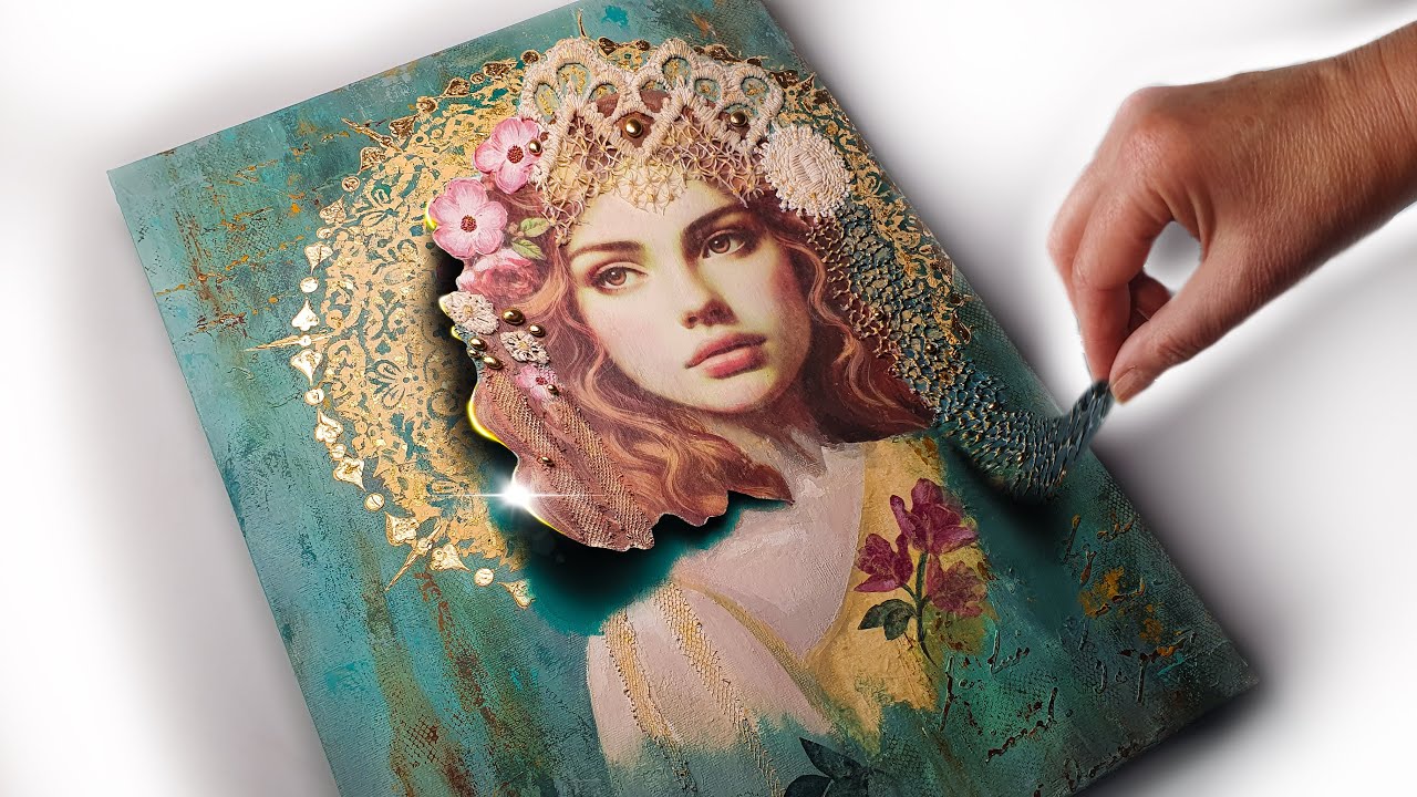The ULTIMATE Mixed Media MASTERCLASS - 🤯Mind Blowing Image-Transfer Technique | AB Creative Tutorial