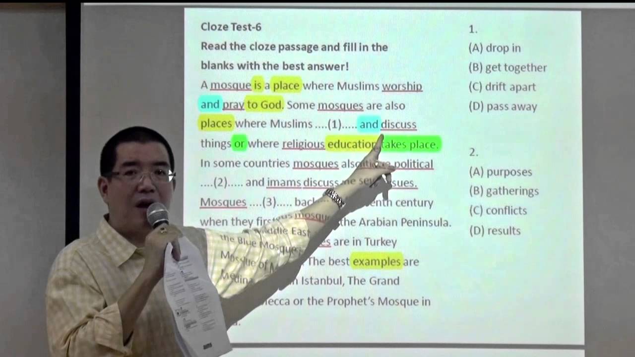 CU-TEP Cloze Test