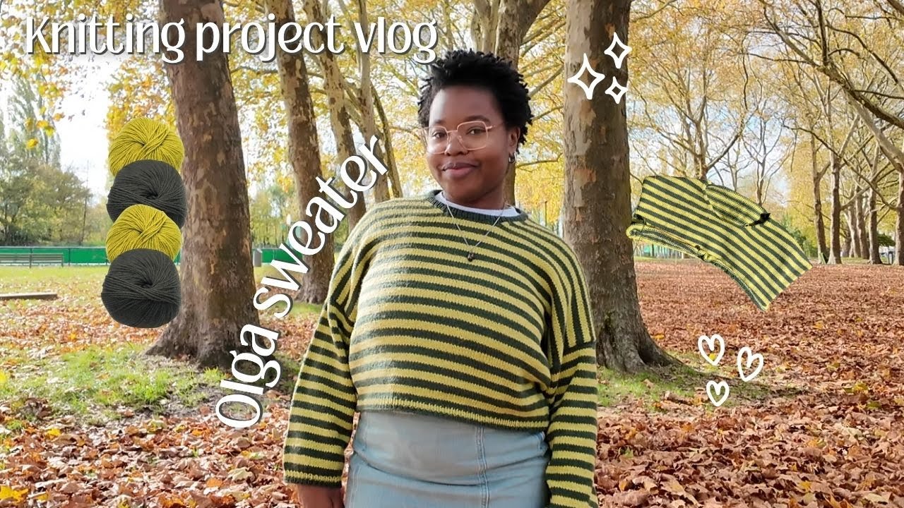 Knitting the Olga Sweater I Cozy and Chaotic Fall Knitting Diaries