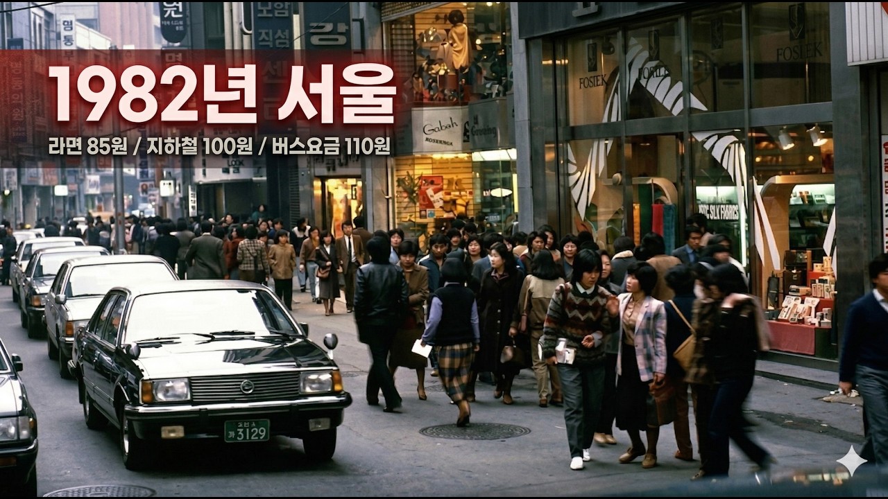 타임머신을 타고 도착한 1982년 서울의 기록 | Rare 1982 Seoul footage arrives from the past #FULL #옛기억