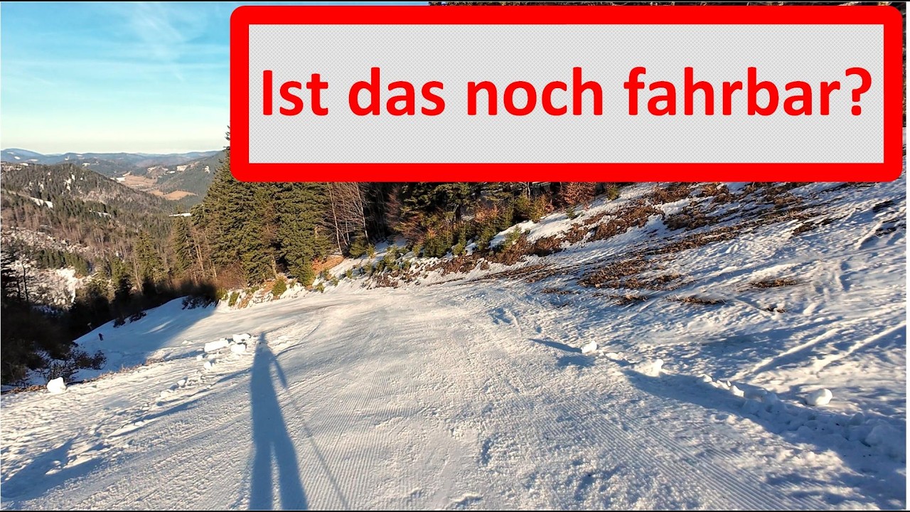 Piste 2 vor der Sperre – Riffelabfahrt Lackenhof (rot)