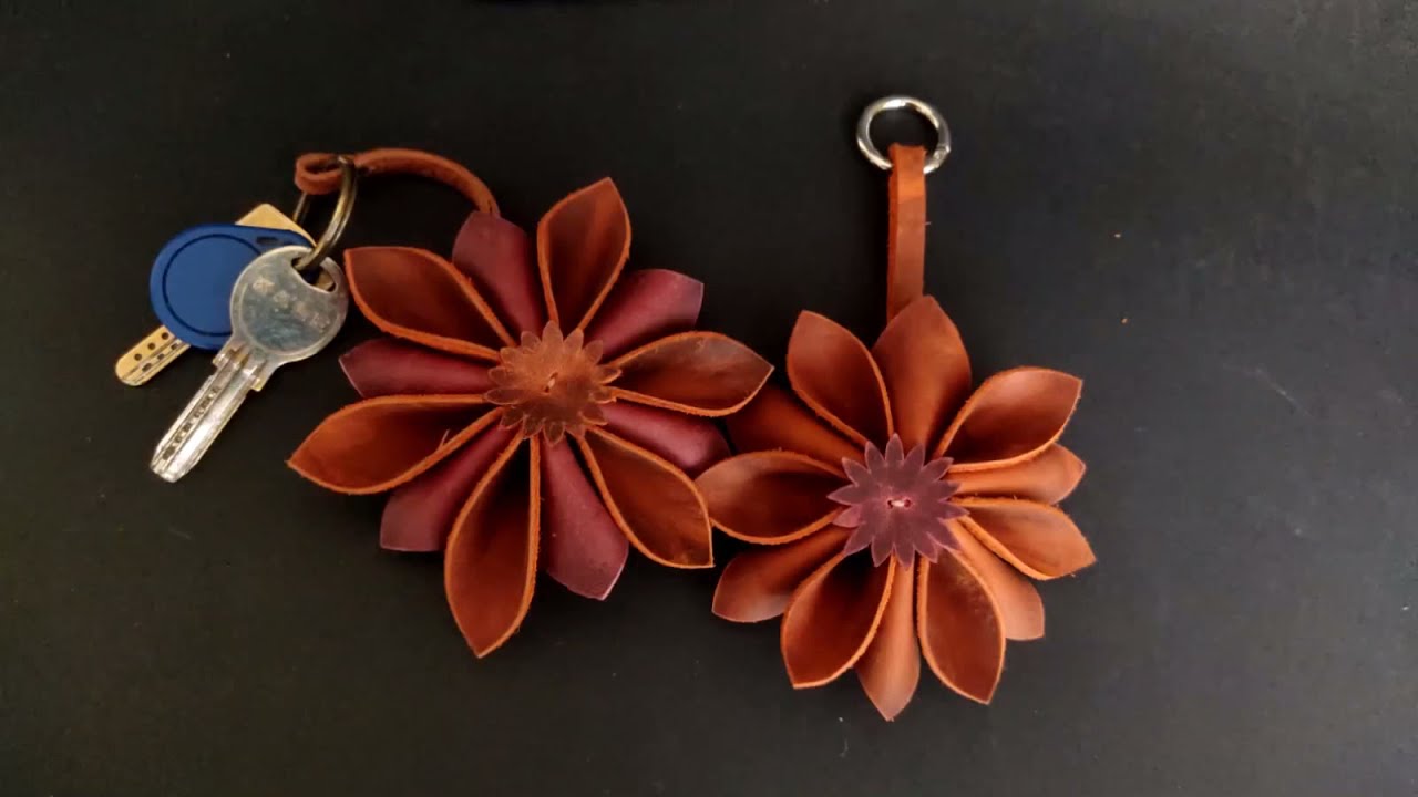 How to make leather flower pattern