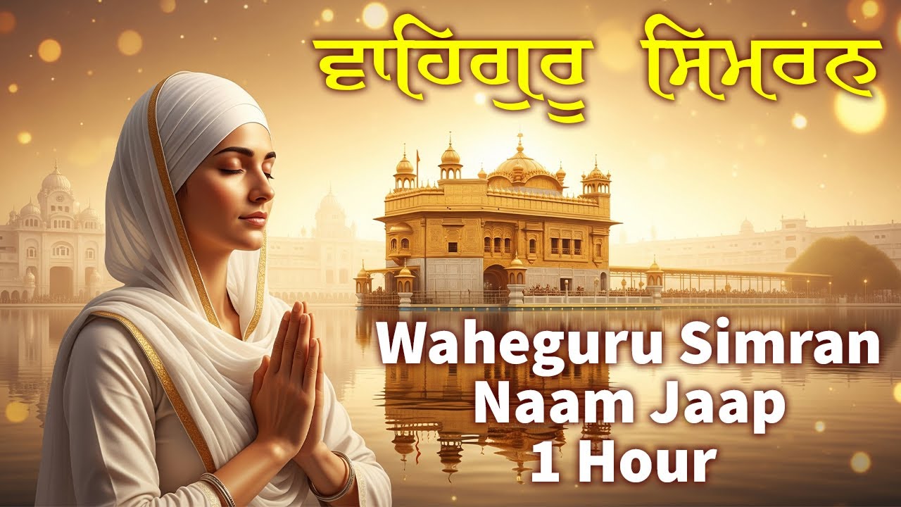 🕉️ Waheguru Simran | Daily Naam Jaap | Peaceful Mind Relaxing Gurbani | Meditation Music ਵਾਹਿਗੁਰੂ