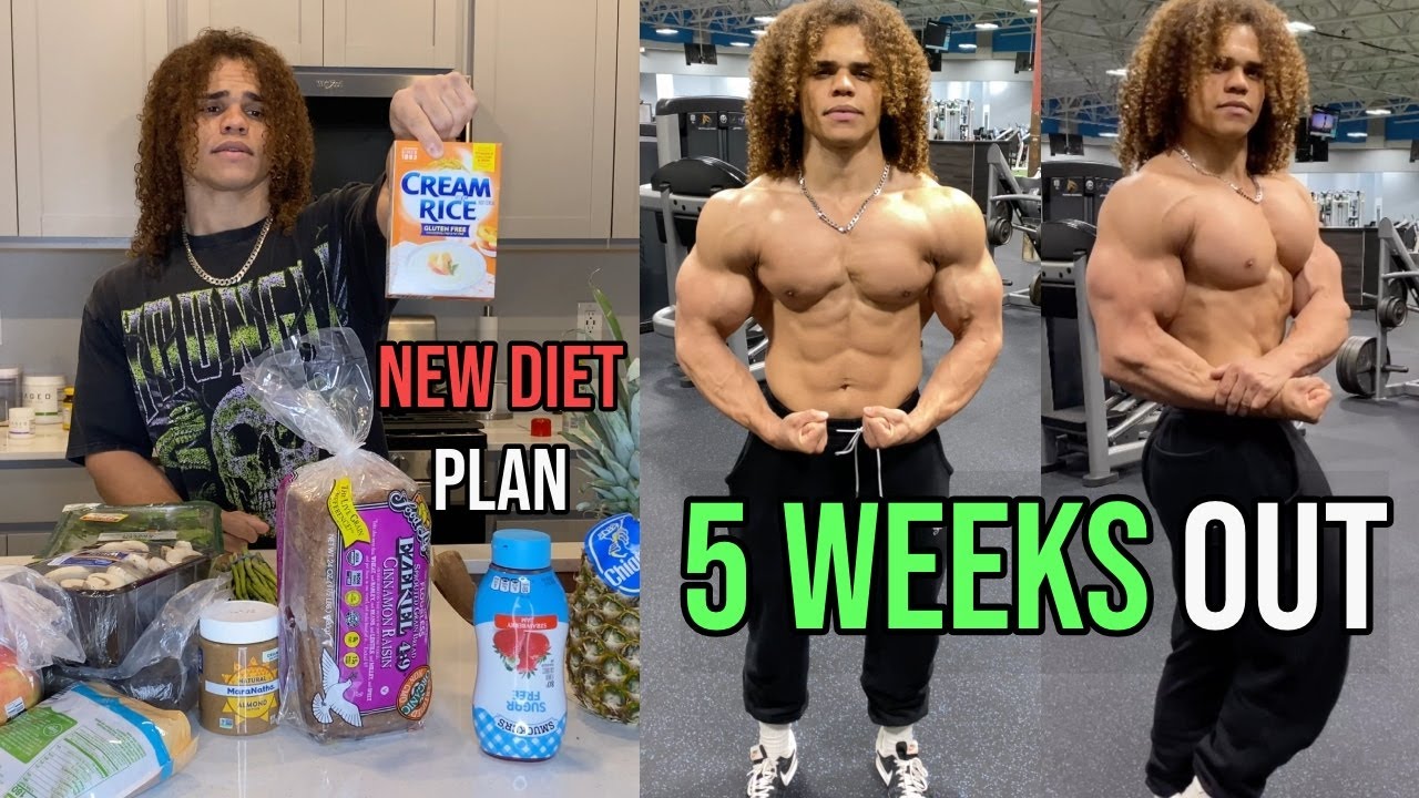 Full Day of Eating | Chest Day (5 Weeks Out)