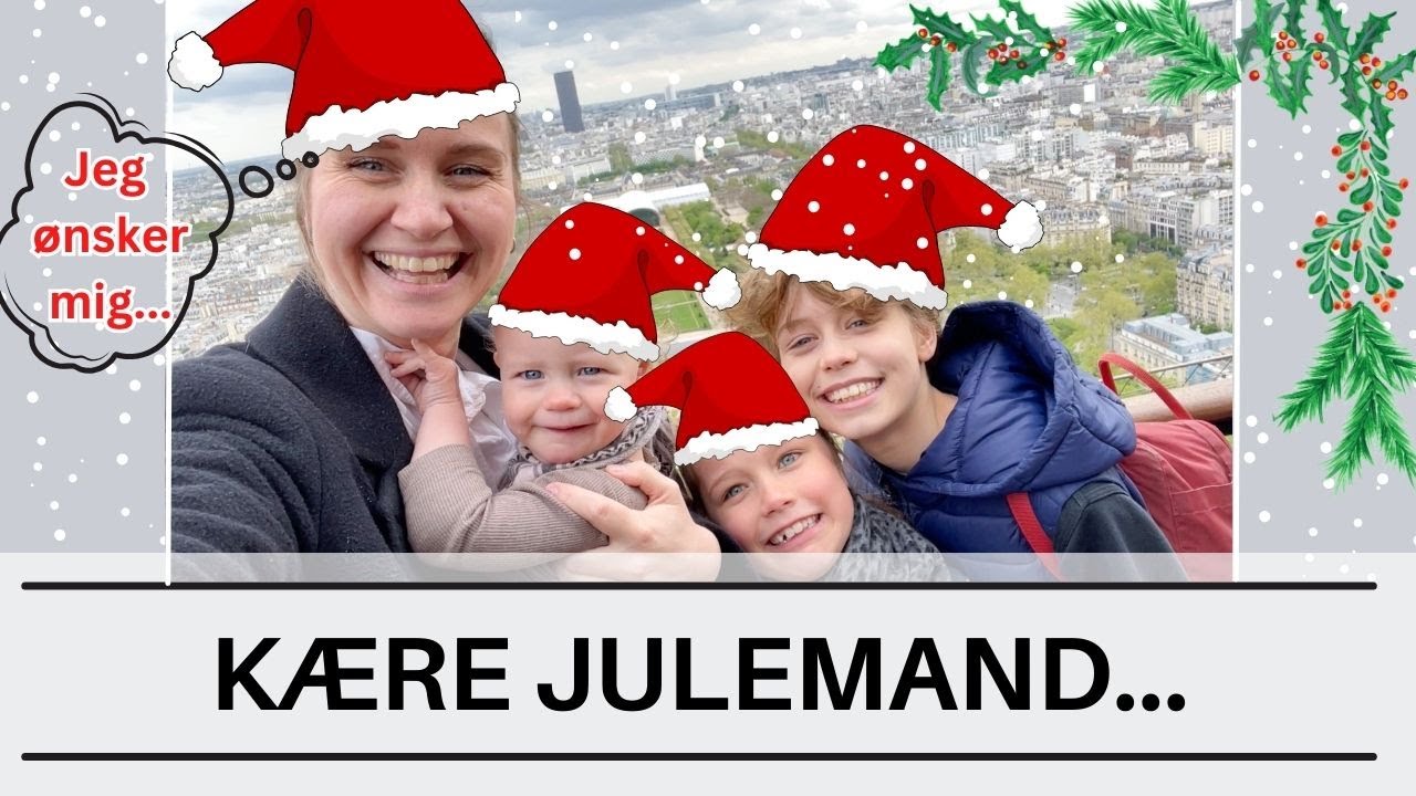 Det ØNSKER vi os til JUL // Ønskeseddel