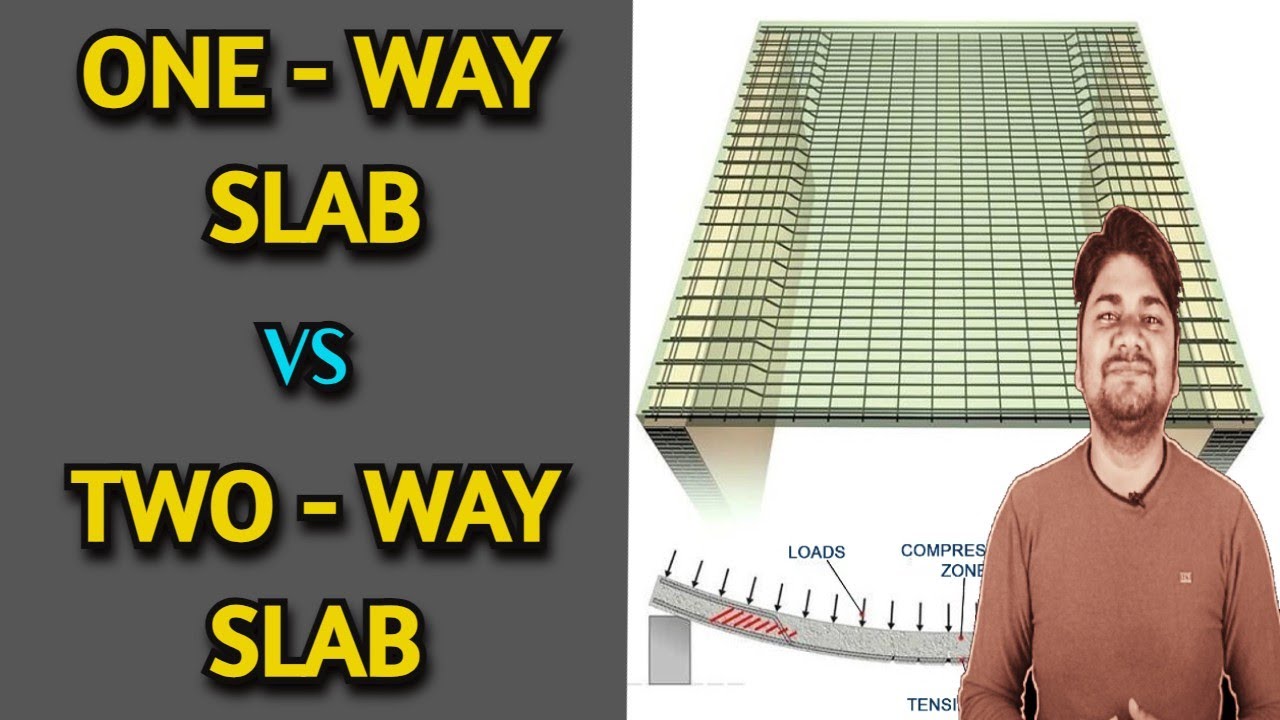 Difference Between One - Way Slab and Two - Way Slab @gharnirmanbymukesh​