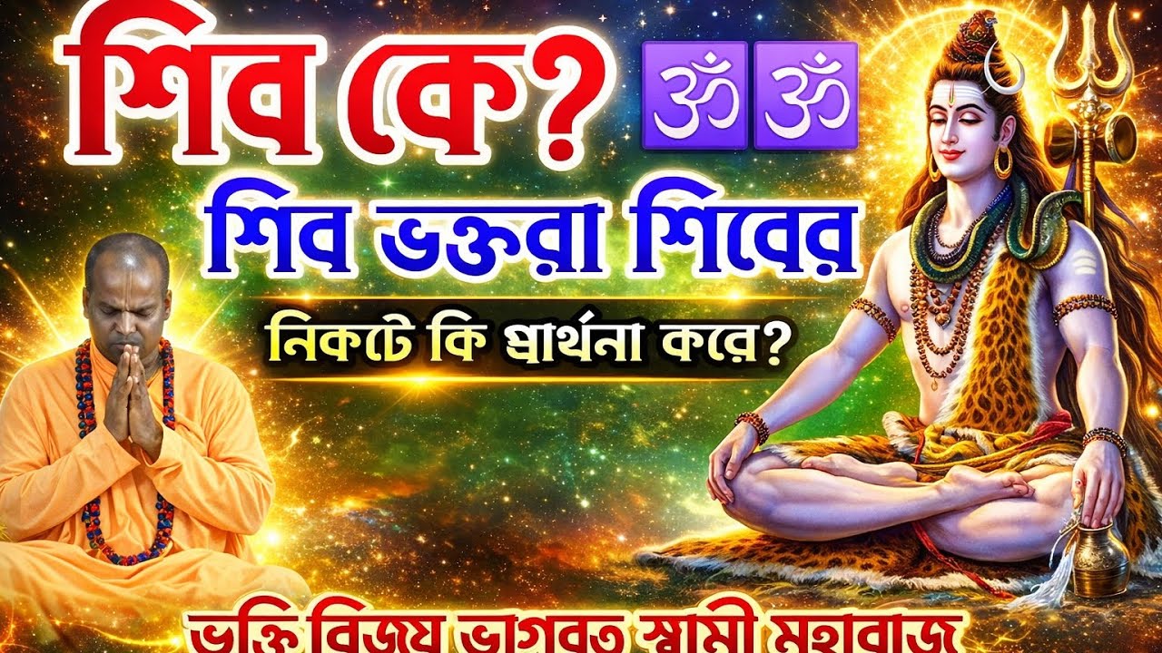 শিব কে?  শিব ভক্তরা শিবের নিকটে কি প্রার্থনা করে? bhakti vijay bhagwat swami maharaj | বৃন্দাবন লীলা