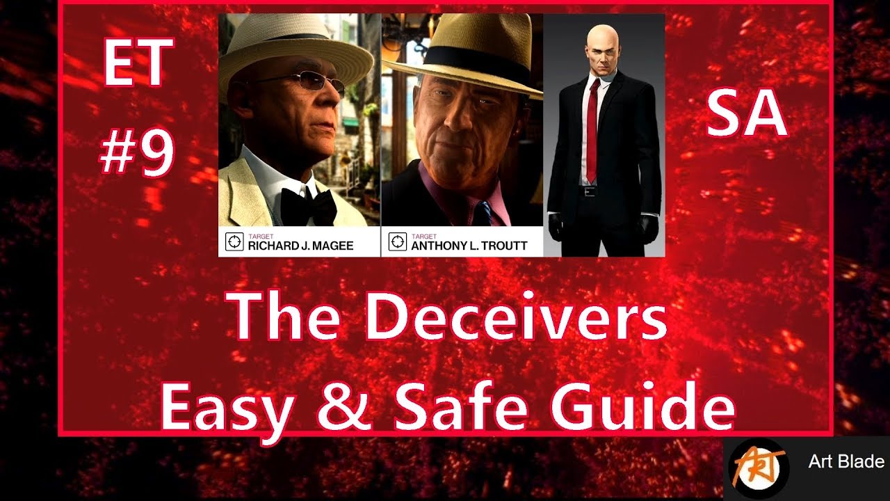 Hitman 2 - Elusive Target #9 The Deceivers unlocking Signature Suit with Gloves (Sapienza)