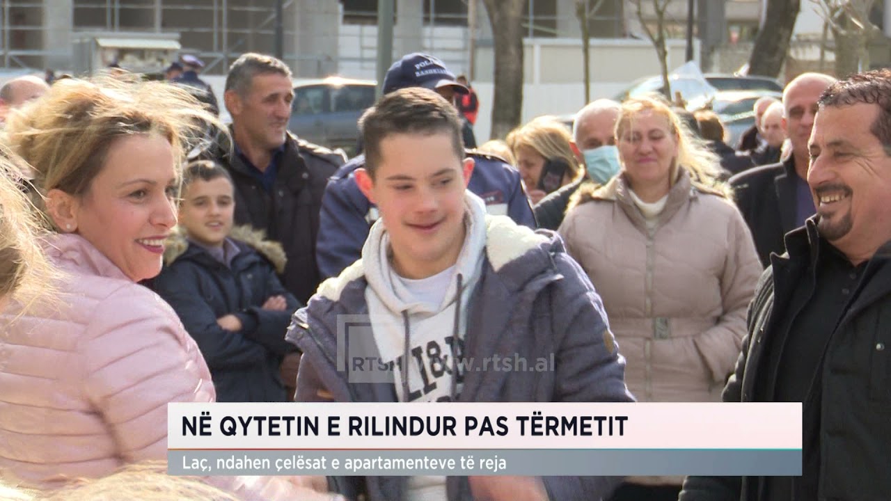 Në qytetin e rilindur pas tërmetit. Ndahen çelësat e shtëpive të reja në Laç #Laç #Rtsh