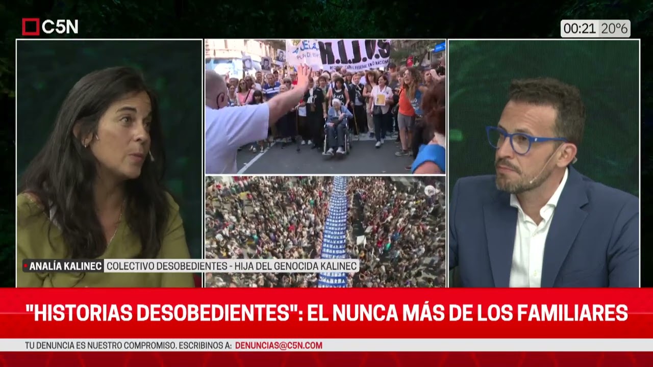 ALEJANDRO BERCOVICH con ANA KALINEC, fundadora de HISTORIAS DESOBEDIENTES