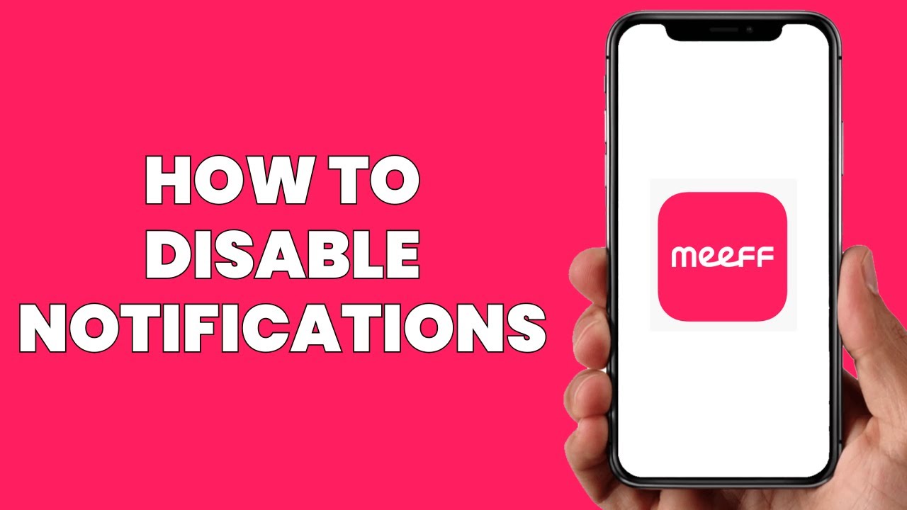 How to disable notifications on MEEFF App