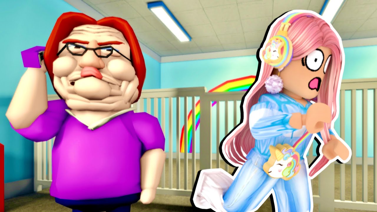 ENFERM&Eacute;E PAR LA PIRE NOUNOU DANS LA PIRE GARDERIE AU MONDE! BETTY'S NURSERY ESCAPE! ROBLOX