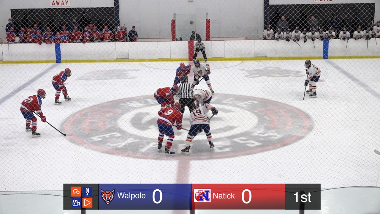 Walpole Boys Varsity Hockey vs. Natick