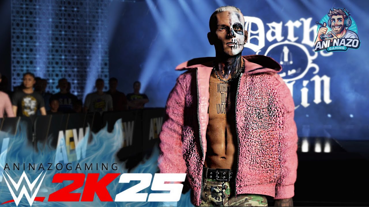 ДАРБИ АЛЛИН - Полный выход и приемы с графикой и костюмом - Демонстрация модов для WWE 2K25