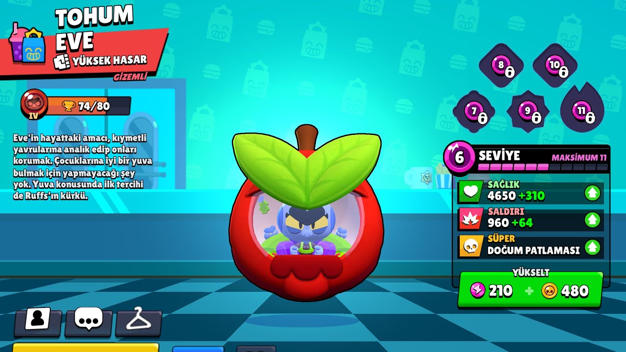 Brawl Stars ama güçsüz yardımcıdan güçlü yardımcıya gidiyorum #brawlstars 