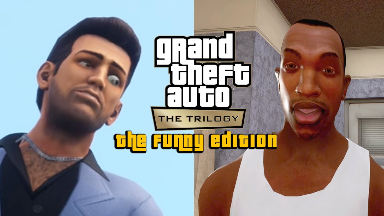 GTA Trilogy Definitive Edition - Fails & Funny Moments #1 ( Bugs & Glitches )
