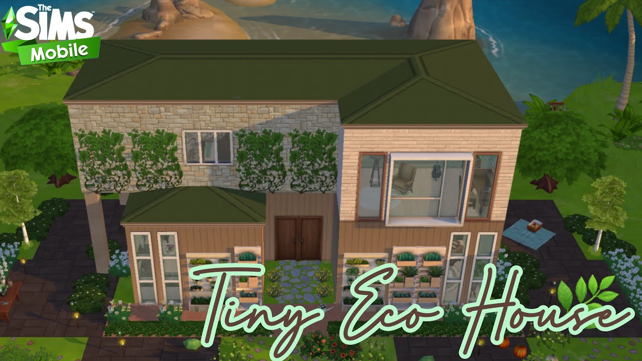 THE SIMS MOBILE • HOUSE BUILD • TINY ECO HOUSE