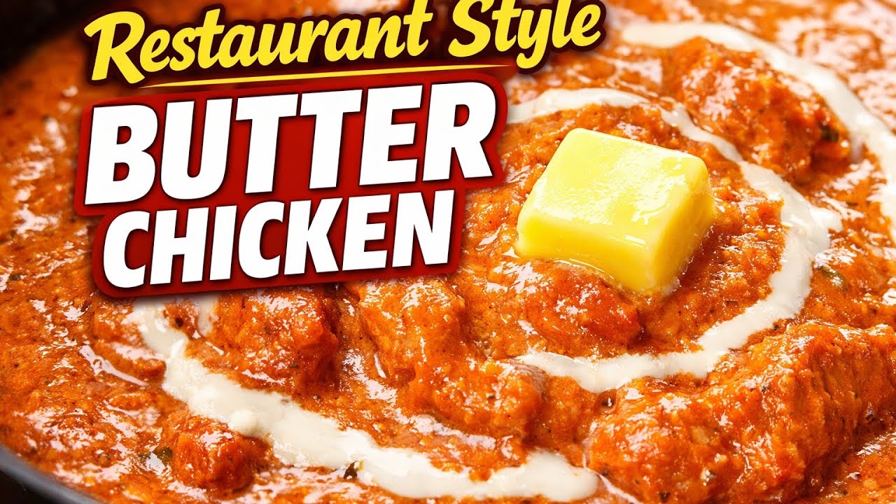 👉Hotel style Butter chicken /creamy & rich easy recipe 😋at home #viral