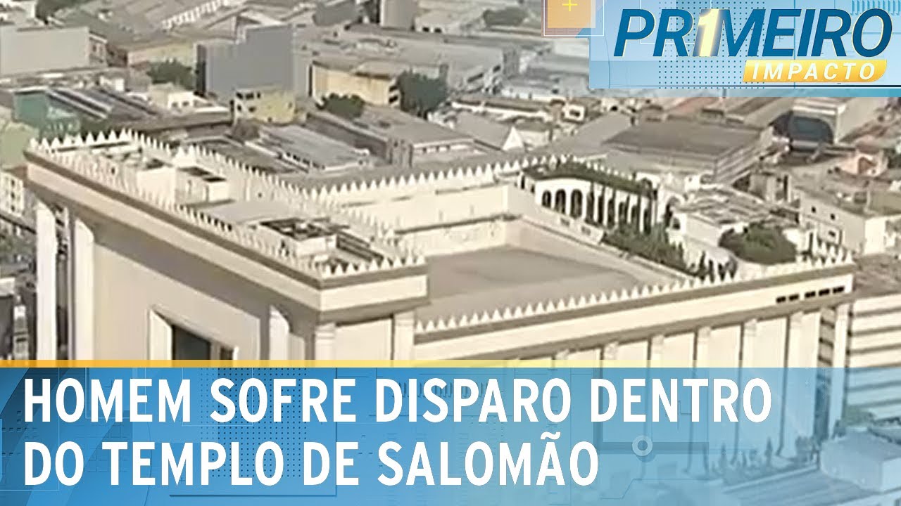 Segurança do Templo de Salomão atira contra homem | Primeiro Impacto (01/02/24)