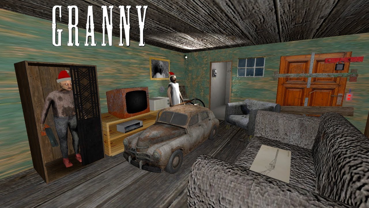 Granny Recaptured (PC) - New Secret Furniture Room Connected To Granny's House (Showcase) !
