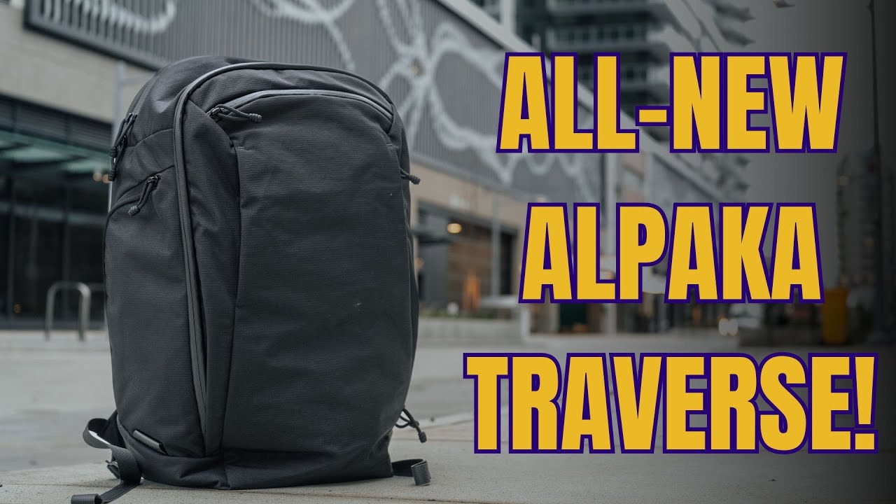 The All-New Alpaka Traverse 30L Backpack Review!  EDC, Urban, and Travel backpack!