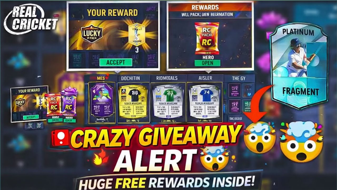 Elite Pass Giveaway Winner 😱 | FREE Tournament Slot Open Now 🏆 | Real Cricket Big Update 🔥