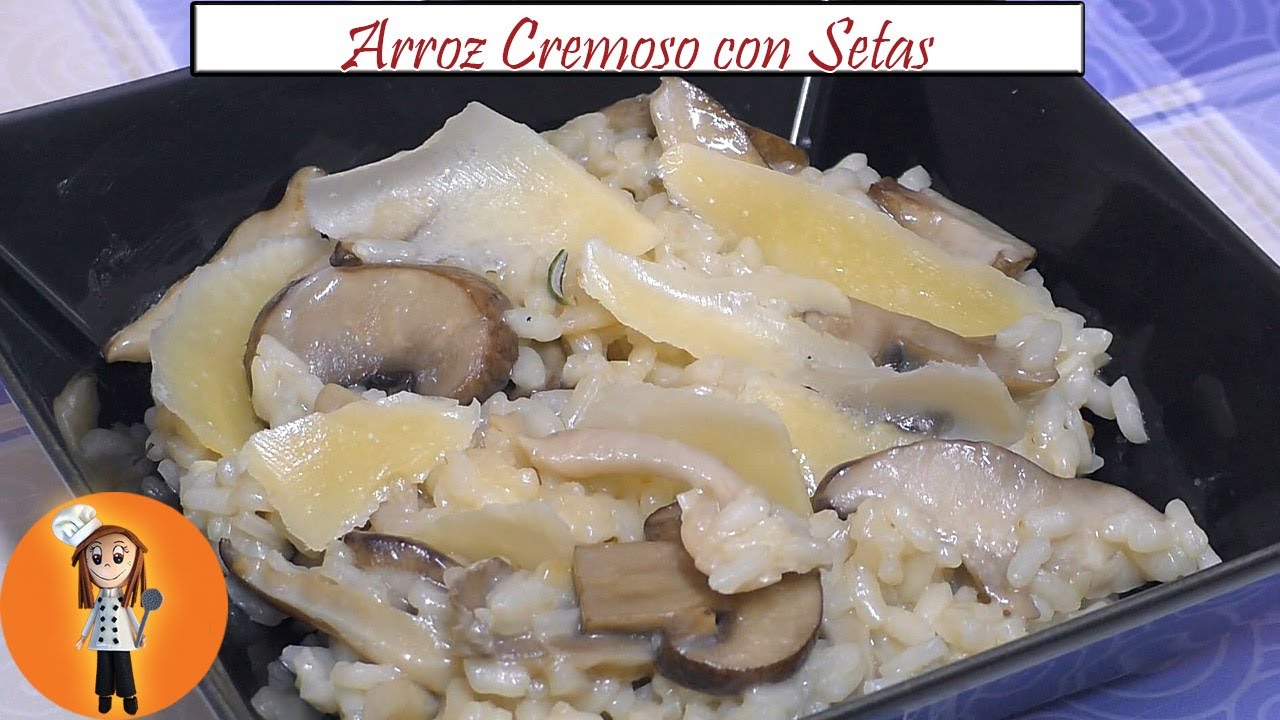 Arroz Cremoso con Setas | Receta de Cocina en Familia