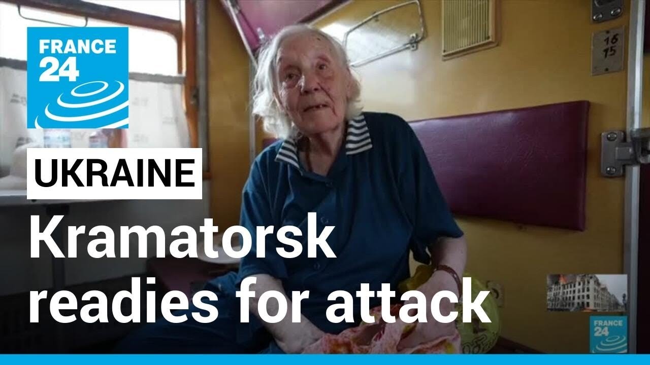 War in east Ukraine: Kramatorsk readies for Russian attack &bull; FRANCE 24 English